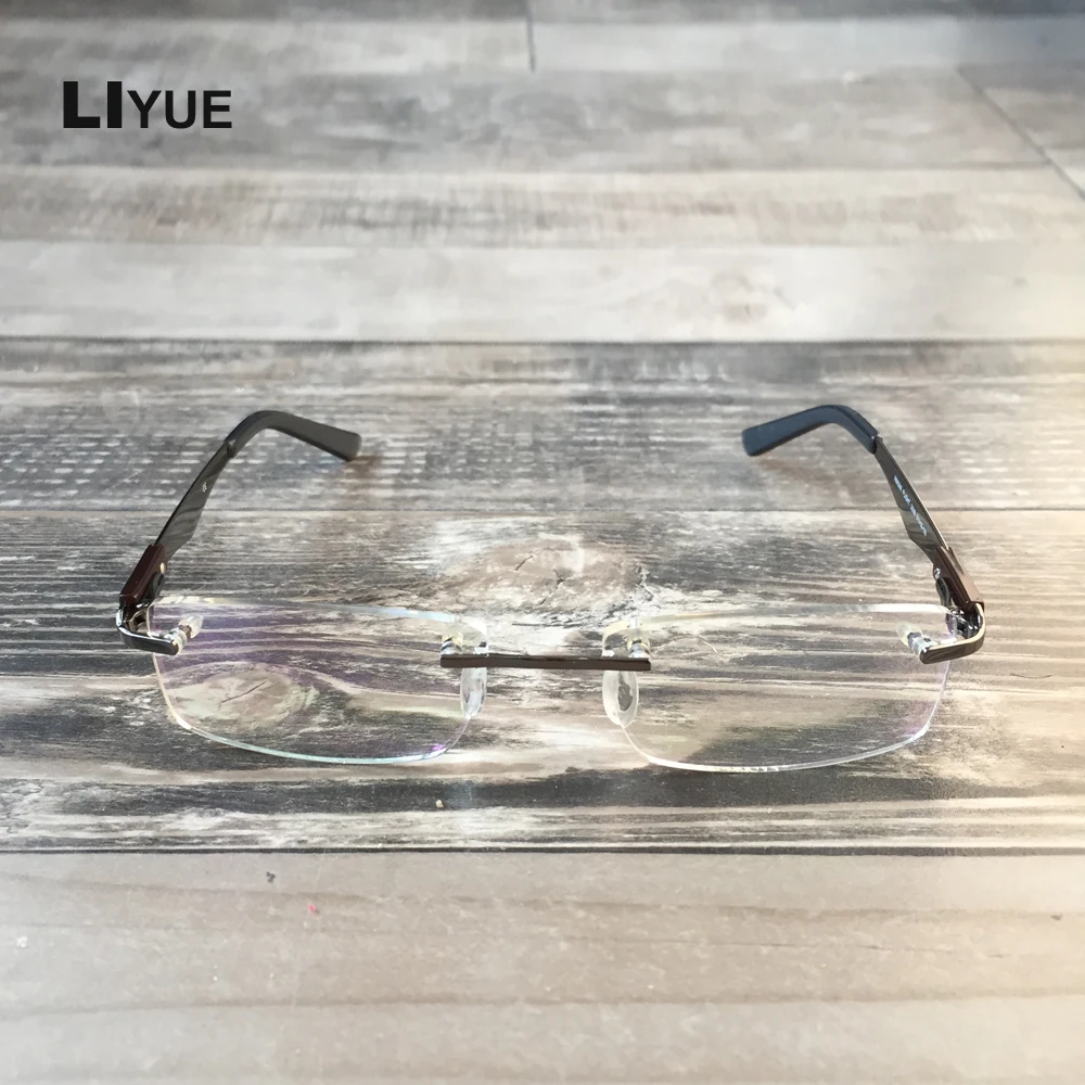 Rimless spectacles Optical glasses frame for women clear fashion eye frames men Prescription eyewear oculos de grau |