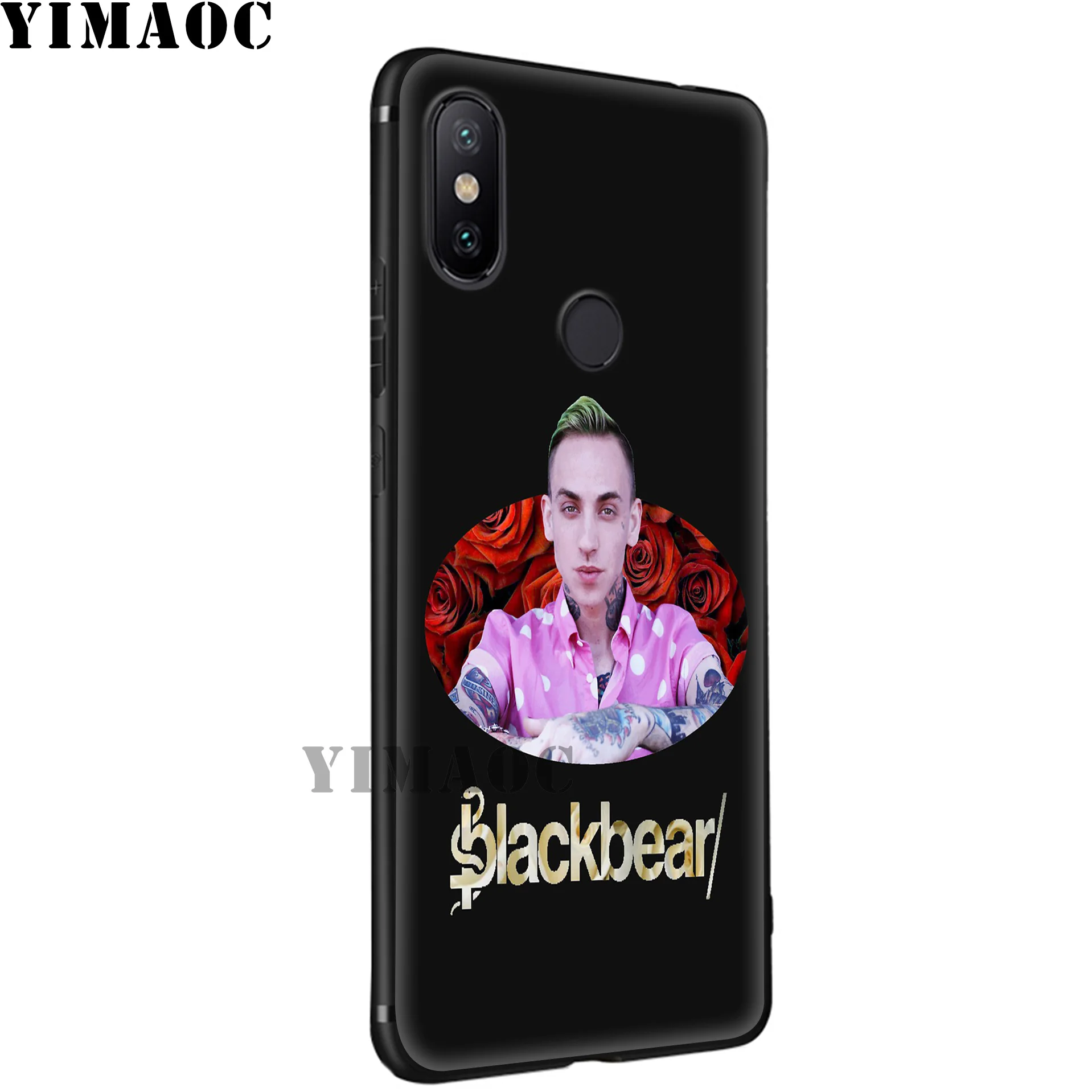 YIMAOC Blackbear черный медведь реперские кепки мягкий чехол для Xiaomi mi 9T 9 8 Se 6 MAX 3 A1 A2 Lite CC9E
