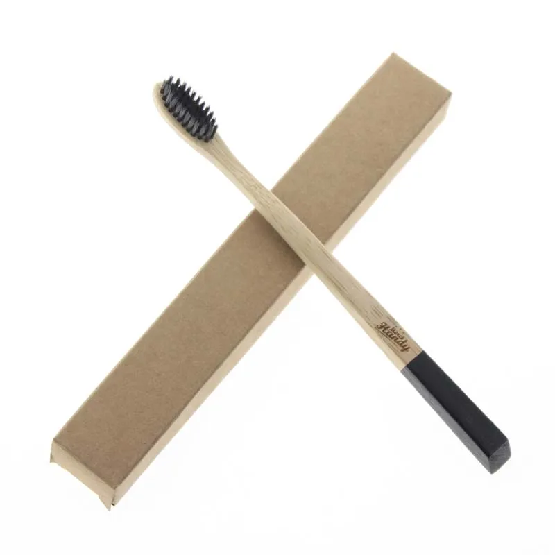 

100Pcs/Set Custom Logo Travel Environmentally Eco Friendly Bamboo Toothbrush