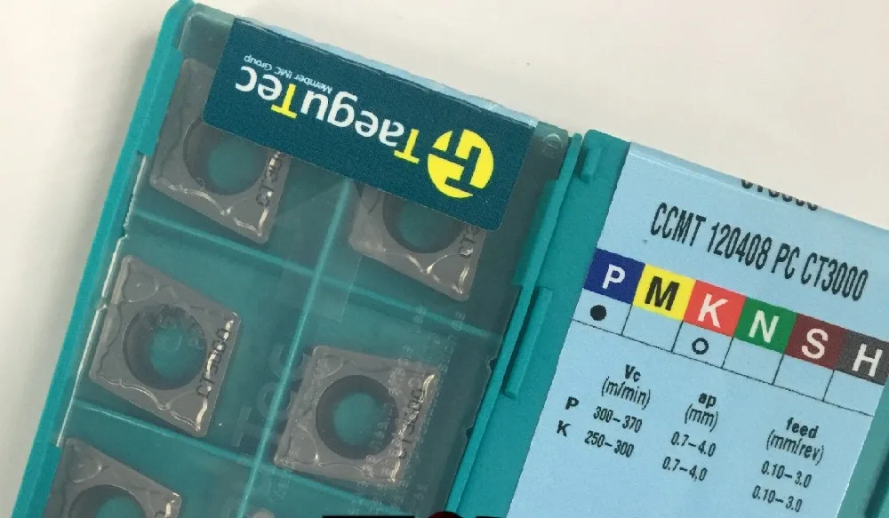 

Вставки из карбида вольфрама Taegutec CCMT120408PC CT3000, оптовая продажа, CCMT 120408 PC CT3000 для обработки отделки чугуна