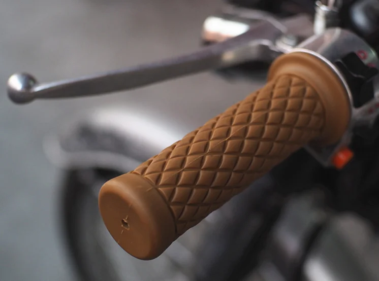 Винтажная мотоциклетная рукоятка Cafe Racer 7/8 дюйма 22 мм винтажная для мотоцикла