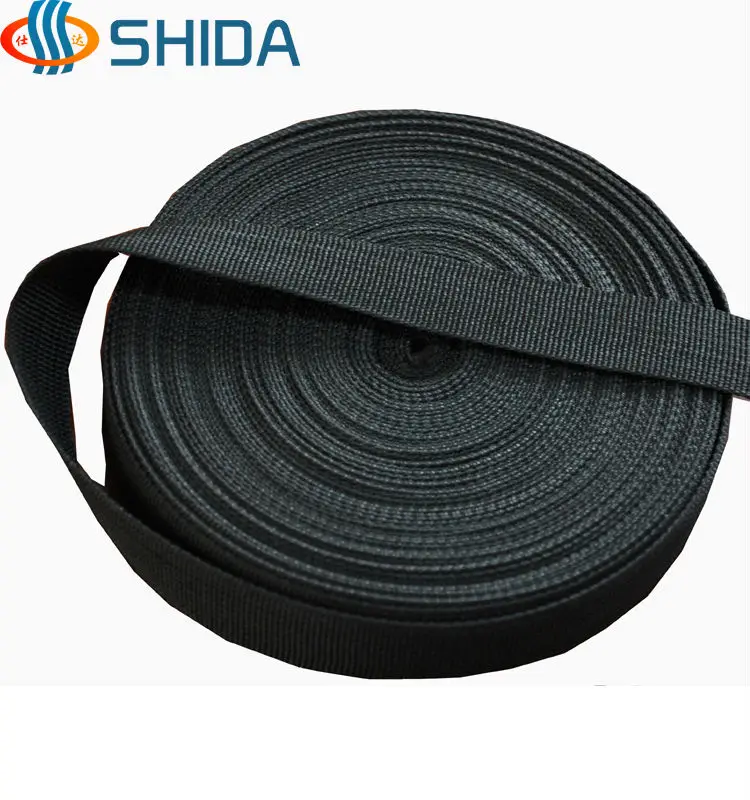 Лента Черная для рюкзака сумки и швейных аксессуаров ручной работы 1 дюйм 2 5 см * 50
