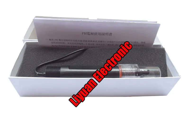 Промышленный pH метр зонд/0 ~ 14PH ph электрод/3/4 NPT электрод датчик 5 м|meter rf|sensor cablesensor