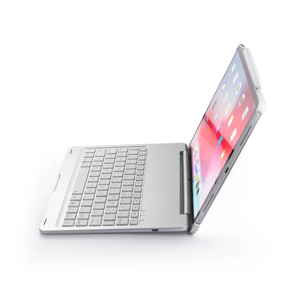 Для iPad Pro 11 чехол+ алюминиевый сплав беспроводной Bluetooth Подсветка крышка клавиатуры