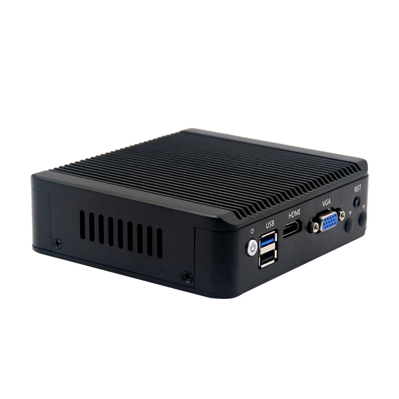 4 LAN брандмауэр мини-ПК с процессором intel celeron J1900 и Pfsense без вентилятора тонкий