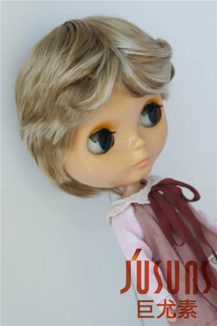 JD192 Blyth куклы парики 23-25 см синтетический мохеровый парик BJD кукла парик природа мальчишеские 9-10 дюймов куклы аксессуары