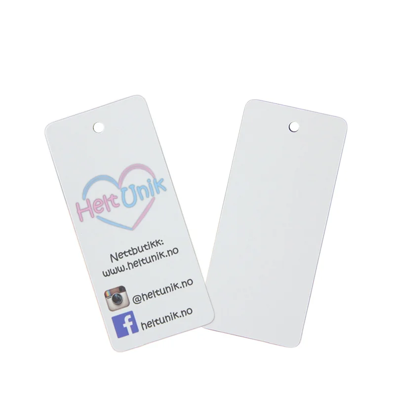 

Promotion cheap fashion print garment hang tags gift package swing tag