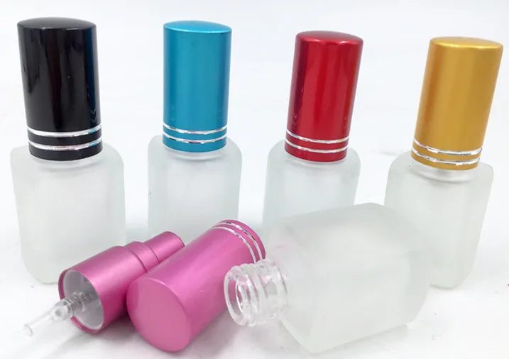 Wholesale New 8ml Frosted Spray Perfume Glass Empty Perfume Bottle 100PCS/LOT