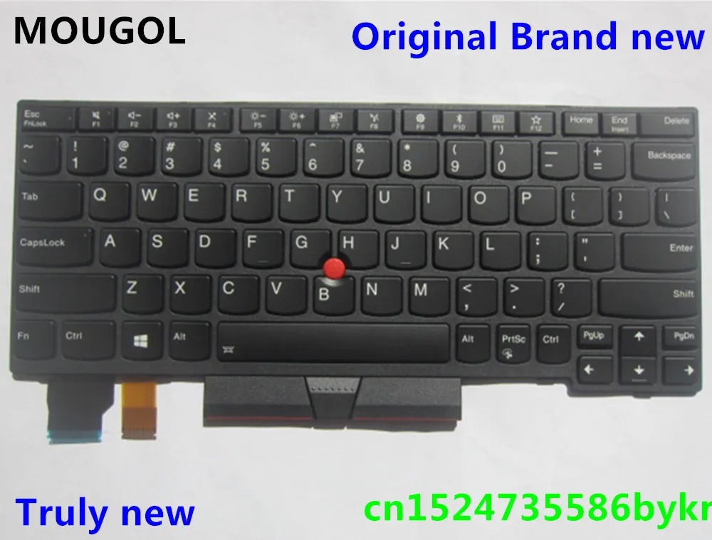 Клавиатура MOUGOL новая Оригинальная с английской подсветкой для Thinkpad X280 A285