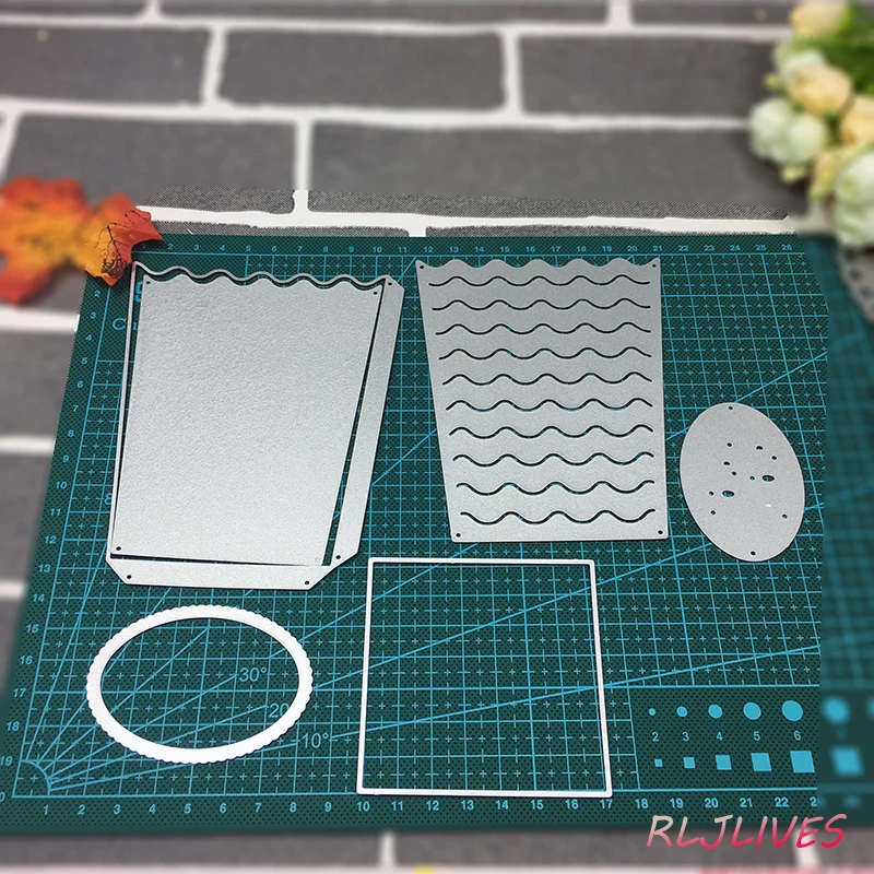 Попкорн коробка металлические режущие штампы трафареты для DIY штамп