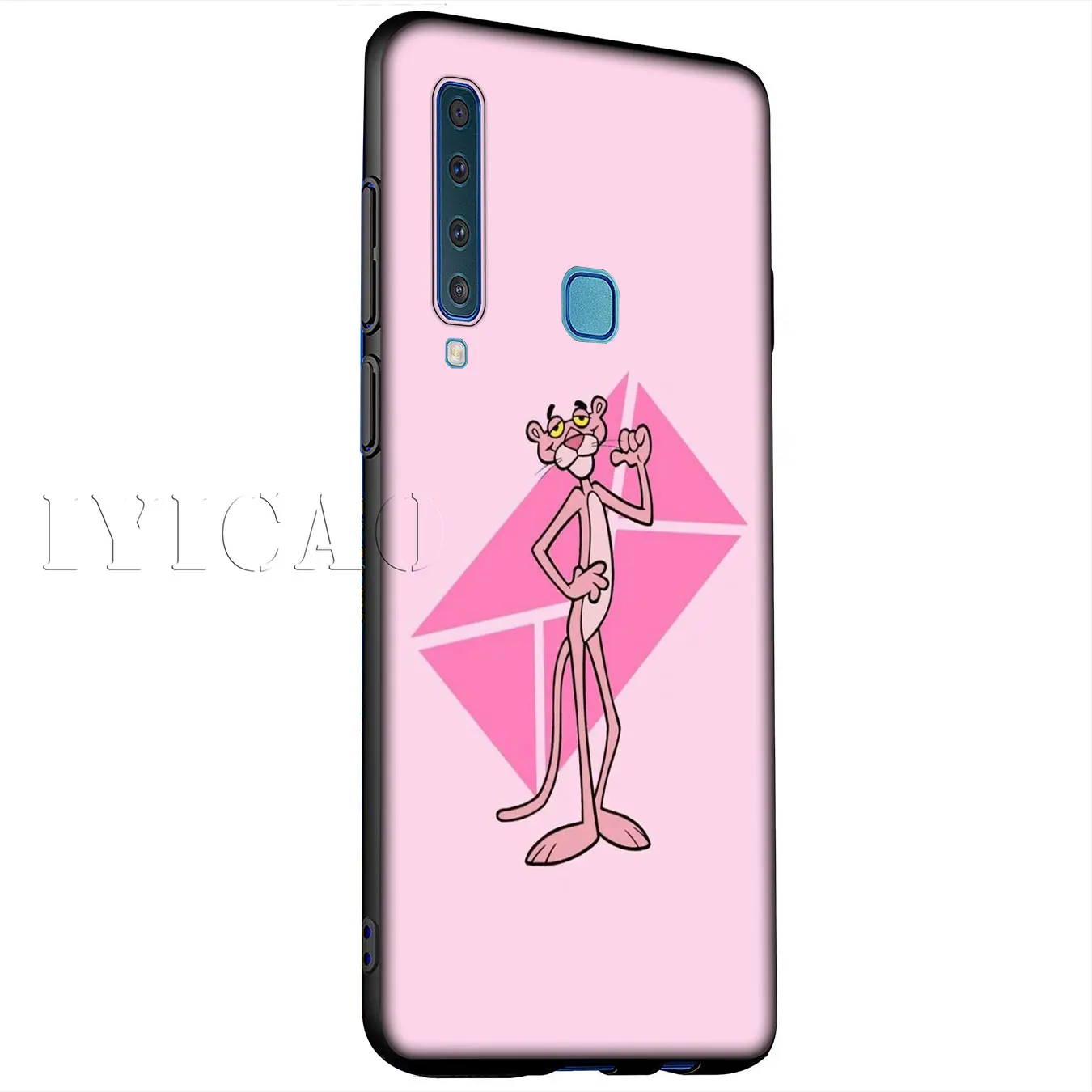 IYICAO Мягкий силиконовый чехол в виде розовой Пантеры для Samsung Galaxy A6 Plus A9 A8 A7 2018 A3 A5