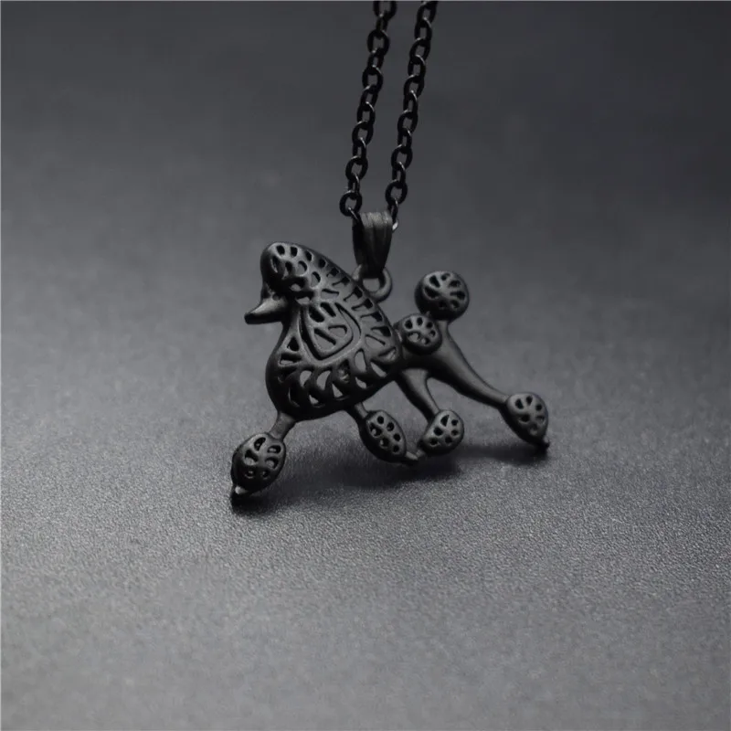 Elfin Wholesale Trendy Poodle Necklaces Gold Color Silver Dog Jewellery Caniche Pendant Women Men | Украшения и аксессуары