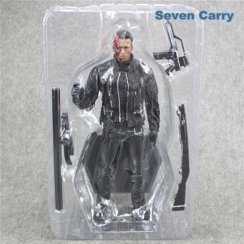 NECA The Terminator Genisys Arnold Schwarzenegger T-800 Battle Damage Ver ПВХ фигурка Коллекция Модель игрушки 35