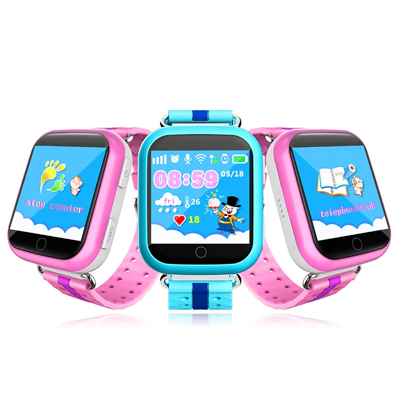 10pcs GPS smart watch Q750 Q100 baby with Wifi 1.54inch touch screen SOS Call Location Device Tracker for Kids children |
