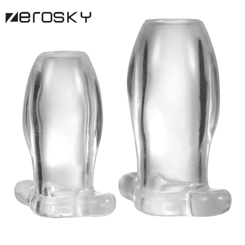 Прозрачная мягкая ажурная Анальная пробка Zerosky из ТПЭ Анальный распылитель для