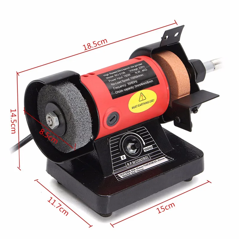 Мини Bench Шлифовальные станки Электрические сверла универсальность переменной