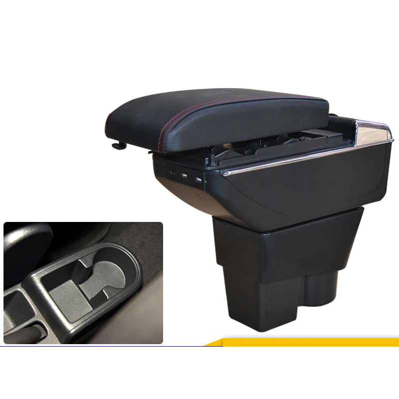 Автомобильный подлокотник центральный магазин коробка с USB док-станция для skoda rapid Yeti spaceback 2012 2013