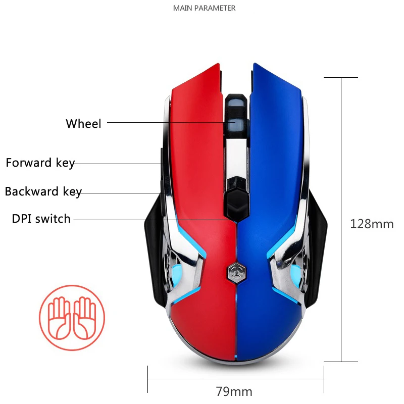 Игровая мышь Ajazz AJ120 USB Проводная для макросъемки 6 клавиш по индивидуальному