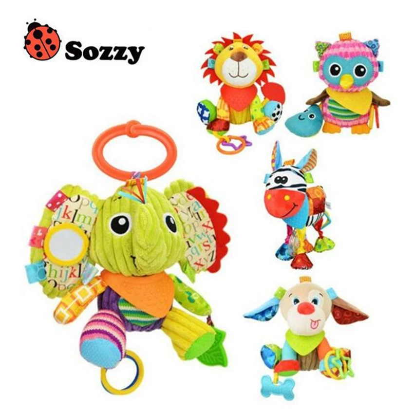 Sozzy бренд 2018 горячая Распродажа мягкие игрушки с животными детские младенцы и