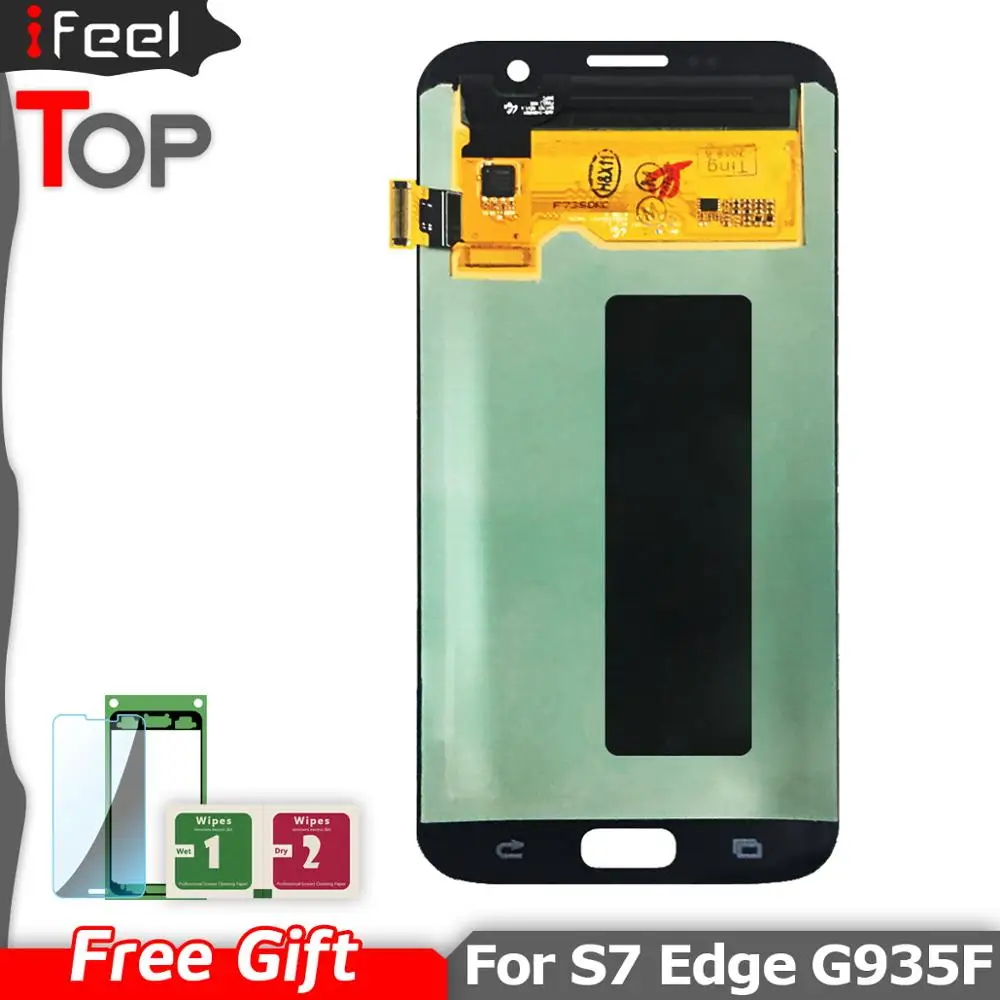 5 ''Супер AMOLED LCD с рамкой для SAMSUNG Galaxy s7 edge G935 G935F дисплей сенсорный экран