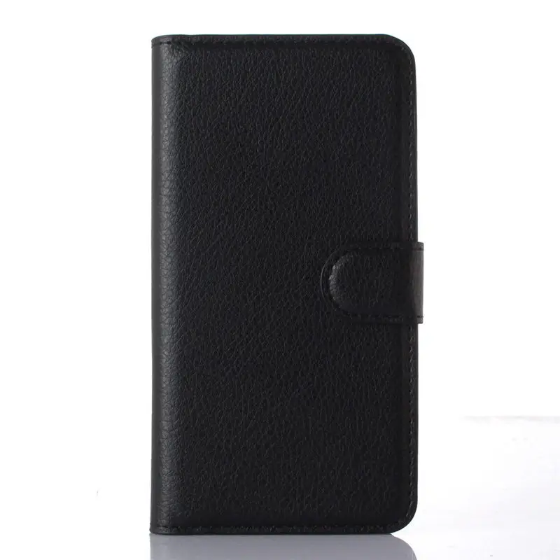 Черный Micgita кожаный чехол для Wiko View 3 Pro с рисунком личи, флип-чехол в виде книги, чехол-бумажник для Wiko View 3 Pro/Wiko View 3, чехол - Цвет: Черный