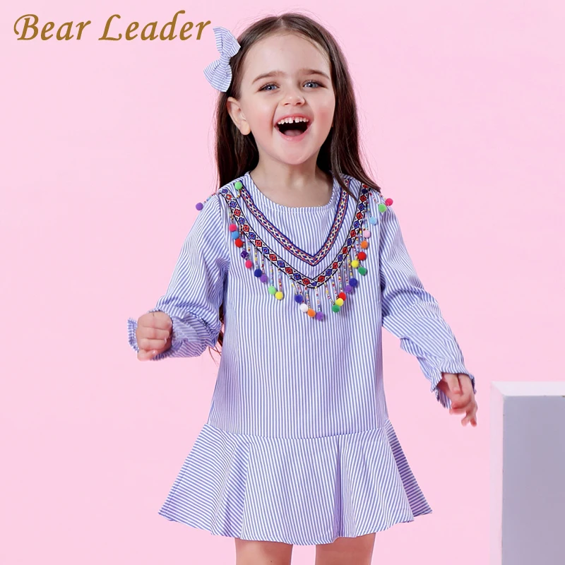 Bear leader/платье для девочек коллекция 2019 года новая брендовая Осенняя Блузка