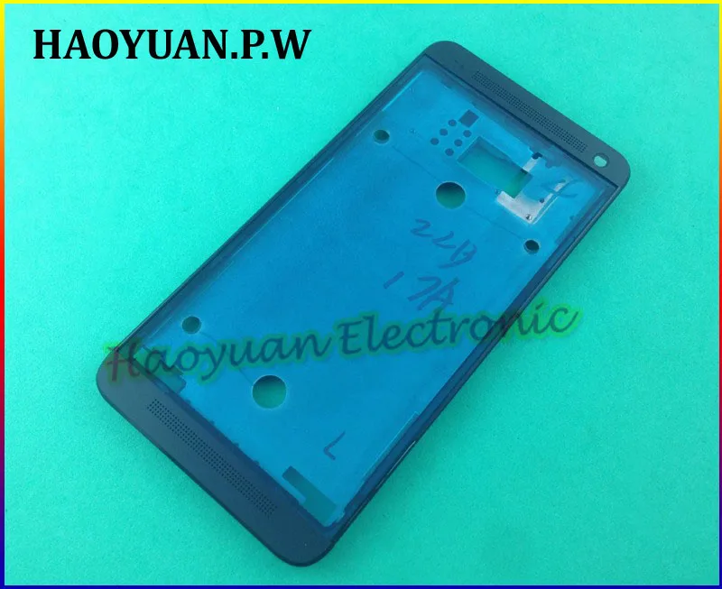 HAOYUAN. P. w чехол корпуса Лицевая панель рамка подставка для htc One M7 802w 802t 802d(Dual Sim