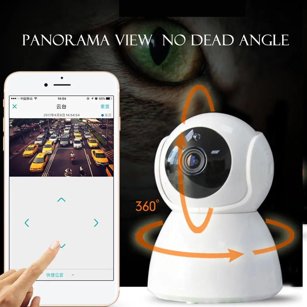 720P беспроводная Wifi ip камера CCTV Android и iOS 100 250V внутренняя/наружная веб системы