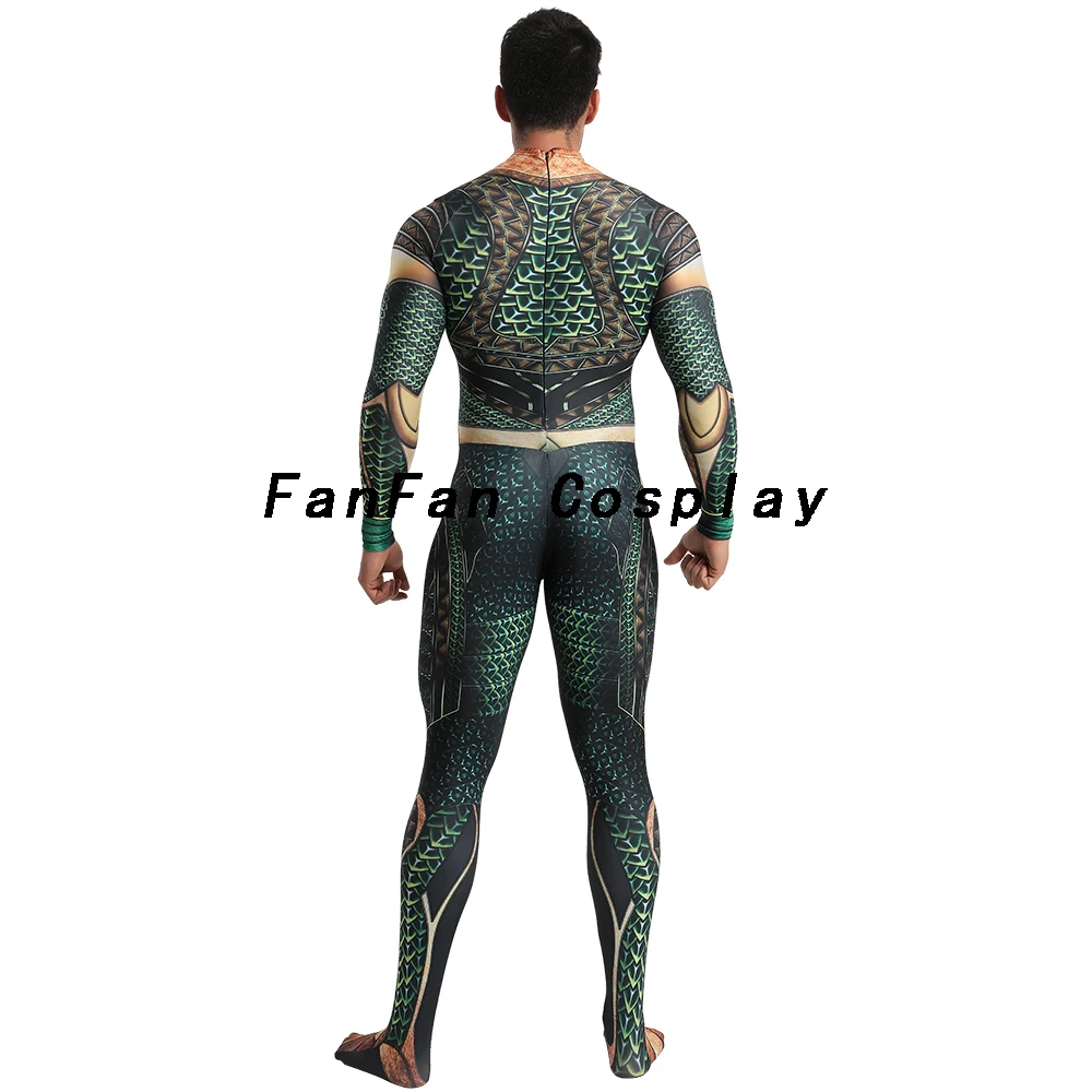 Костюм для косплея Aquaman Zentai артур карри орин боди супергероя костюм комбинезоны