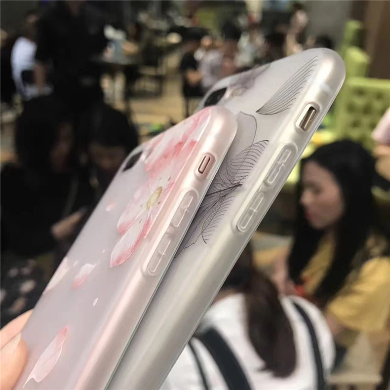 KOROSHY Мягкий ТПУ чехол для телефона iPhone 6 6S 7 8 Plus XS Чехлы MAX XR X Чехол|Бамперы| |