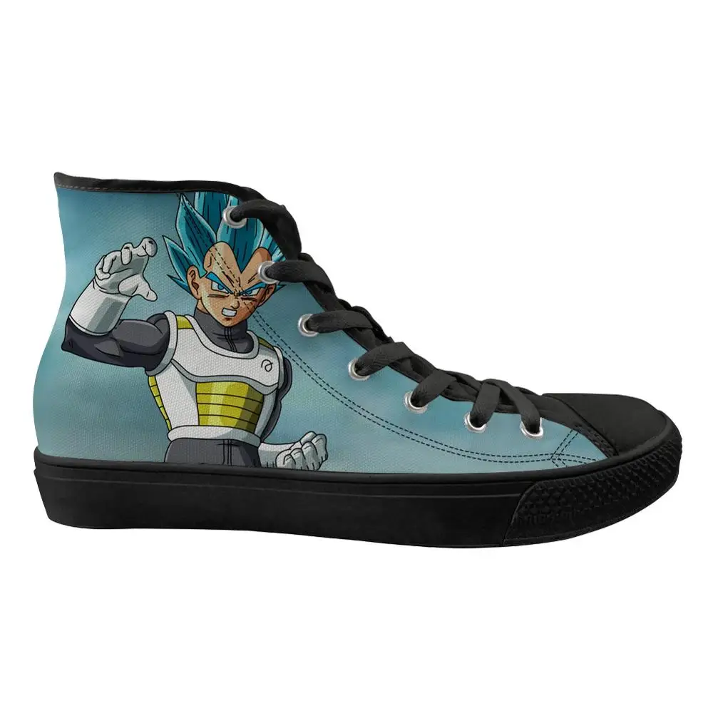 CDHJ1042Z38 ELVISWORDS Вегета Dragon Ball Вулканизированная обувь Прохладный высокие холщовые Супер Saiyan GT Z Гоку удобные кроссовки для обувь мальчиков для мужчин - Цвет: CDHJ1042Z38