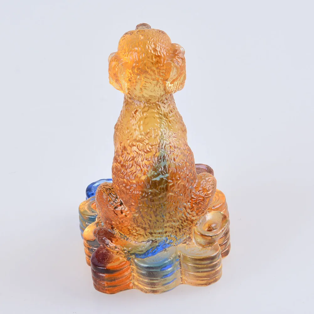 Liuli 12 Китайские знаки Зодиака Животные фигурка собаки пресс вес красивые