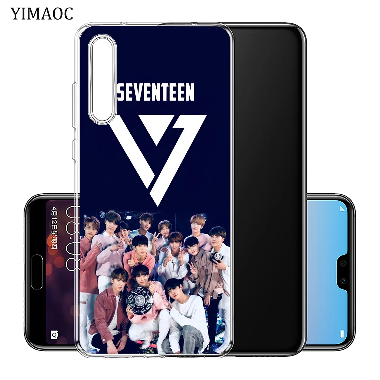 Мягкий силиконовый чехол YIMAOC Seventeen 17 Kpop для Huawei P30 P20 Pro P10 P9 P8 Lite 2016 2017 P smart Z 2019 |