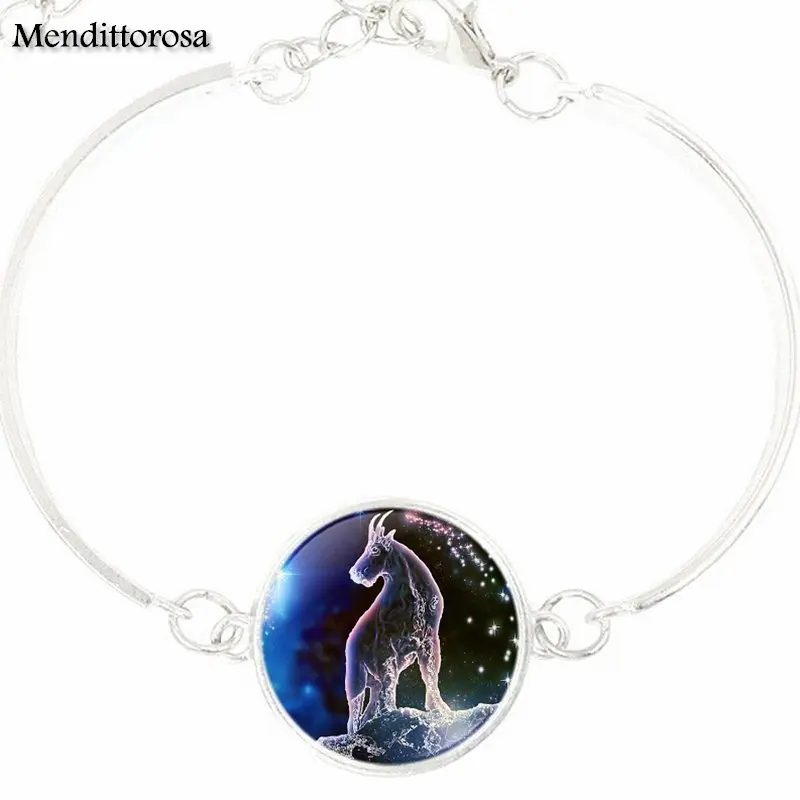 Знаков зодиака 12 созвездий для женщин детская 2017 Ретро Стиль ювелирных изделий