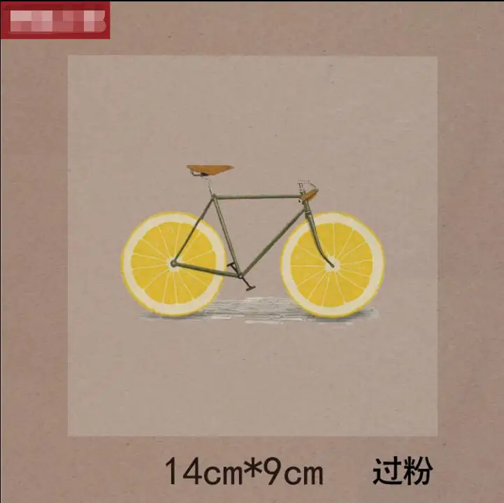 Нашивки для одежды Lemon Bikes аппликации DIY термопереводные наклейки футболки|iron on