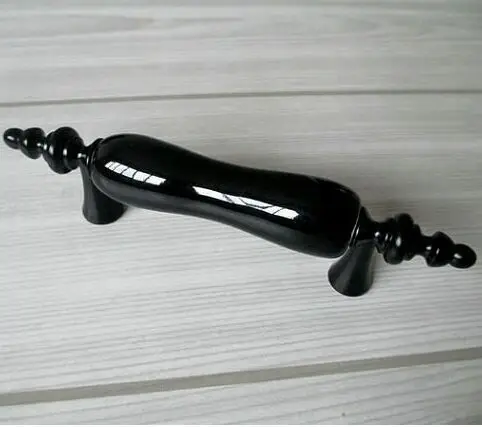 

Черная ручка для мебели 76 мм, кухонный шкаф 3 дюйма, выдвижная ручка для кухонного шкафа, фурнитура для украшения