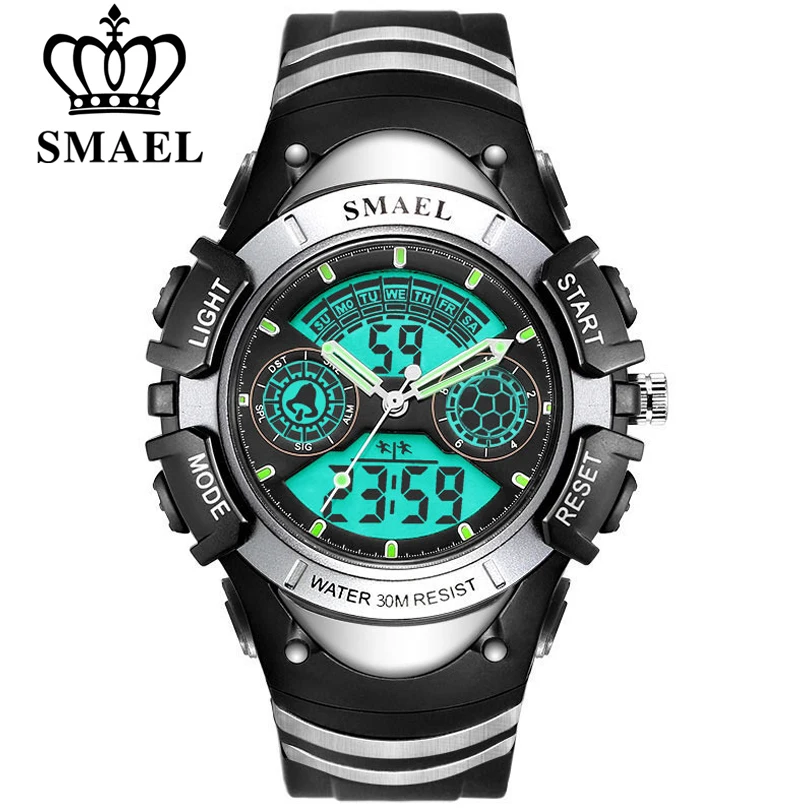 

SMAEL Children LED Display Digital Watch 30M Waterproof Kids Sport Watches Multifunction Electronic boy&Girl Student Wrist Watch