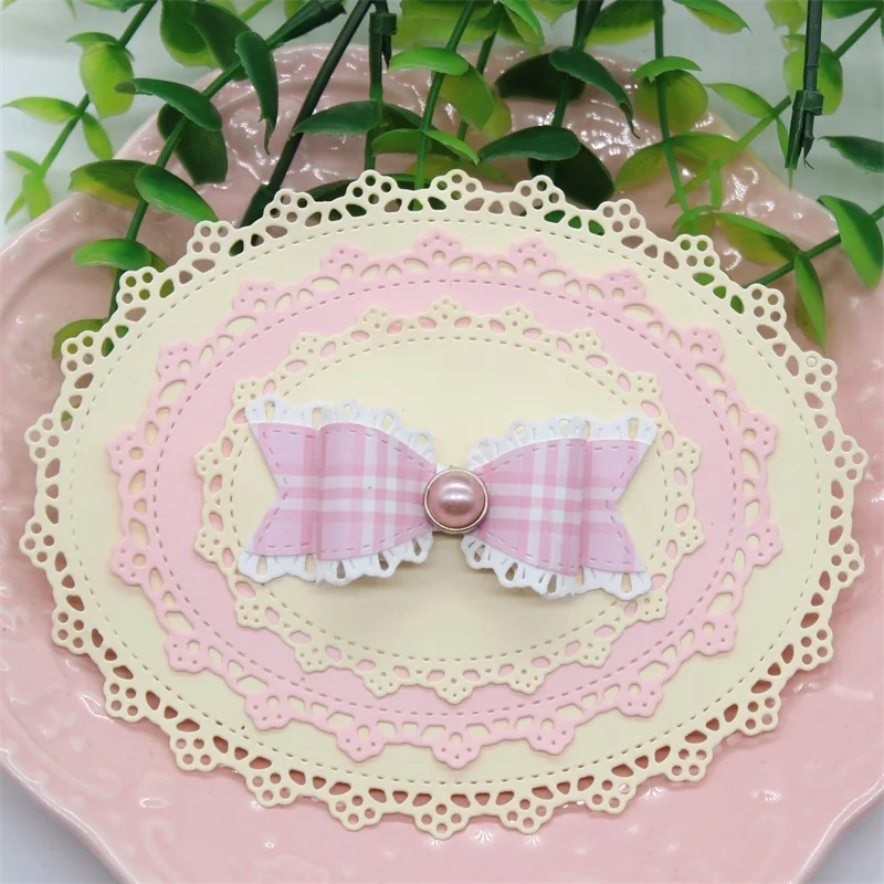 Овальная рама VYUTXA металлические режущие штампы трафареты для DIY