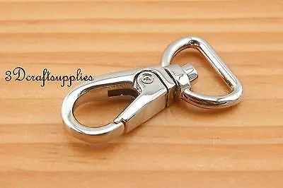 Застежки-карабины зажимы Вертлюг крючок из никеля 19 мм 6 шт. T5 | Багаж и сумки