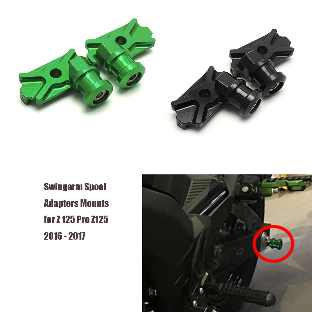 Аксессуары для мотоциклов ЧПУ kawasaki z125 Swingarm катушка адаптеры Крепления подходят z