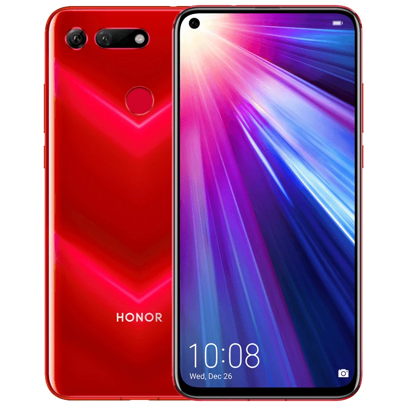 Honor v20 Honor View 20 Link Turbo Смартфон Honor V20 Android 9 Поддержка NFC Быстрая зарядка мобильного телефона