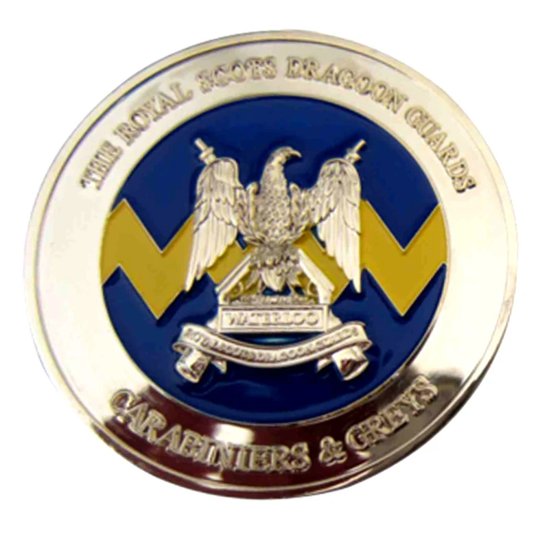 

Wholesale manufacturers 3D Gold Commemorative Challenge Medal Badge Coin
