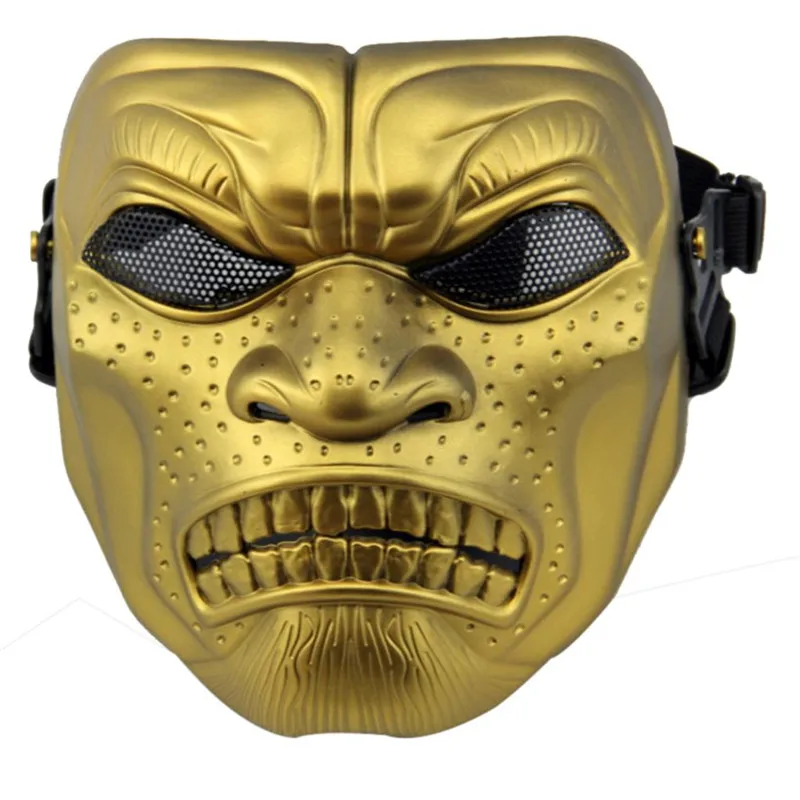 Sparta Warriors Full Face Tactical Airsoft Mask Mesh Skull Hunting Paintball Accessories Military Army Wargame Masks | Спорт и