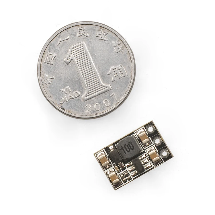 

DC-DC Voltage Booster 1S Lipo 3.7V to 5V Synchronous Step-up Converter Module Output 500mah for Brushed FPV Racing Drone F18991