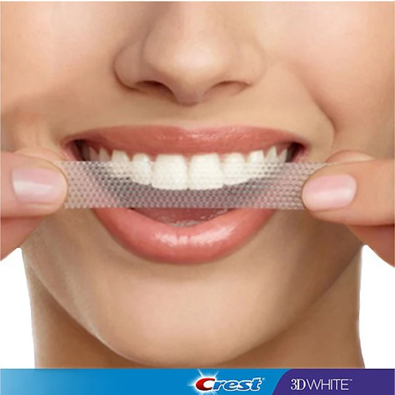 Original1box / 40 полосы 20 Pouches крест 3D белый люкс профессиональные эффекты Crest Whitestrips