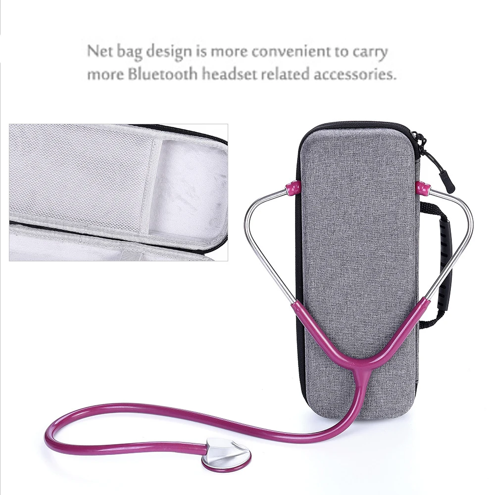 Хит стетоскоп EVA Жесткая Сумка для Переноски Чехол чехол для 3 м Littmann Classic III/Melo III MDF/АЦП/Omron и другие аксессуары