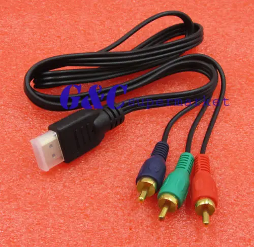 Новый соединительный кабель с HDMI на 3RCA 3 RCA для видеосъемки|line cable|c c |