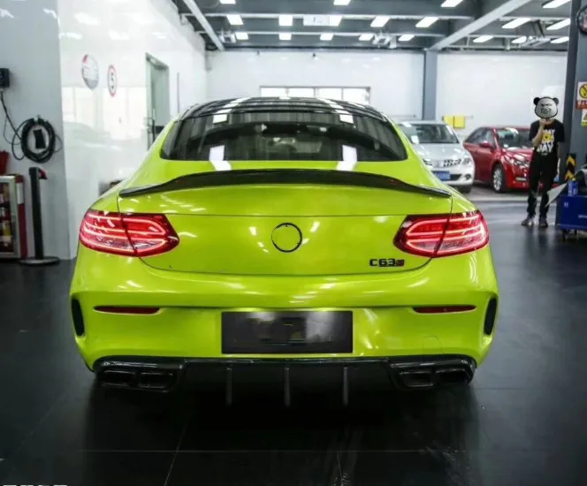 Спойлер PSM для Benz C class 2door coupe C205 углеродный материал спойлер на крыло автомобиля