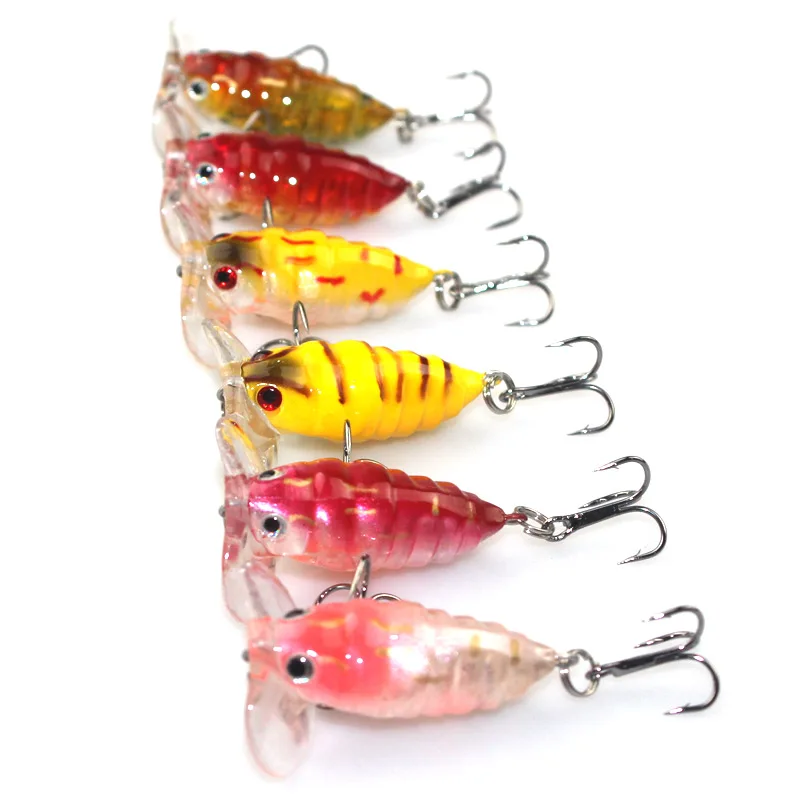 1 шт. приманка для ловли нахлыстом насекомые Hrad Bait Bass cicada isca искусственная 4 см 2 г