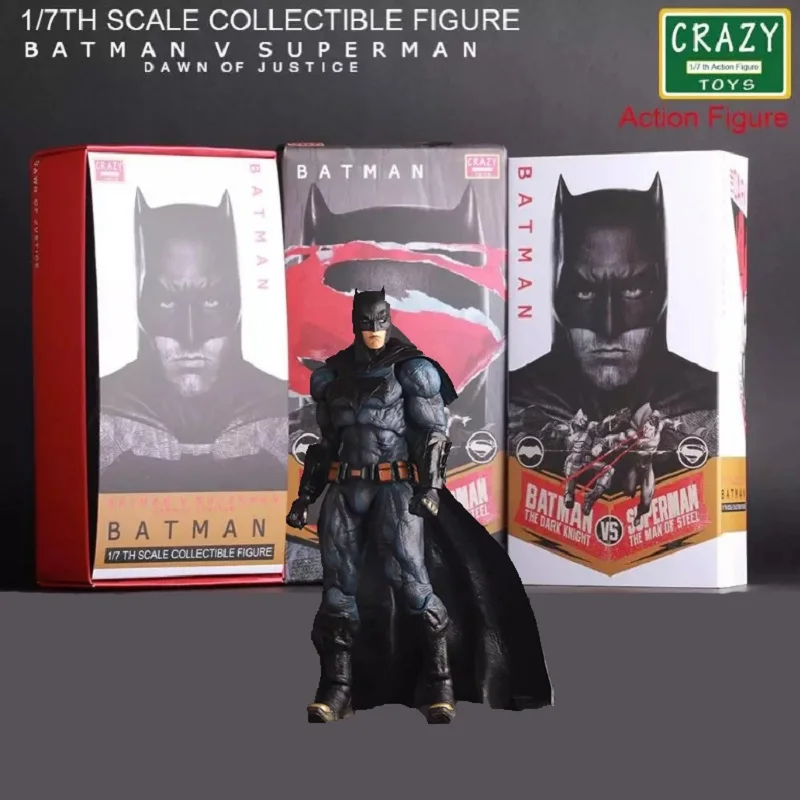 1:7 Crazy Toys DC Comic Batman V Superman Burce Wayne 10'' 1/7 PVC Anime Action Figure Model Collection Kids Toy Gift With Box | - Фото №1